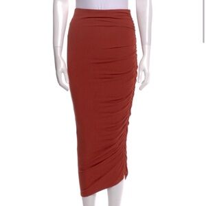 Alice + Olivia Ruched Stretch Jersey Pencil Skirt
